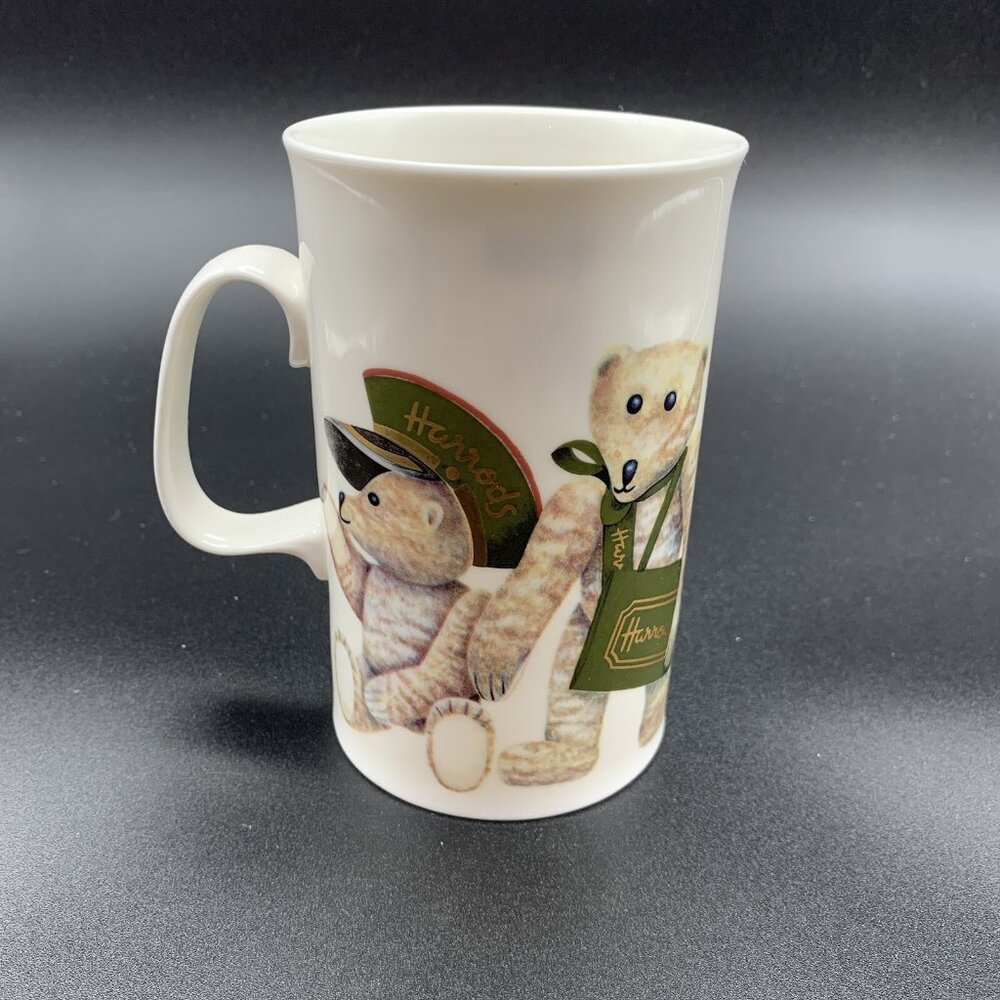 Harrods Knightsbridge Edwardian Teddy Bear Mug Fine Bone China